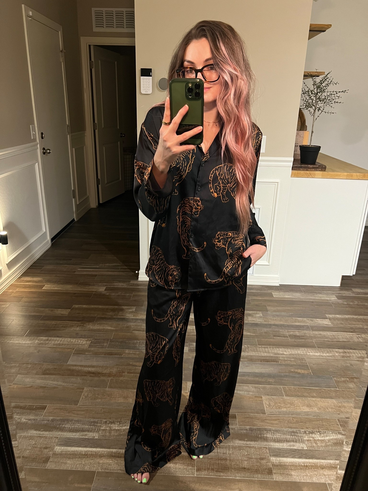 These pajamas are everything ❤️‍🔥🐅✨ I couldn’t resist not getting the pants too. P.s. All my girlies with long legs would appreciate the inseam of these pants. 🤌

#LTKFamily #LTKStyleTip #LTKFindsUnder50