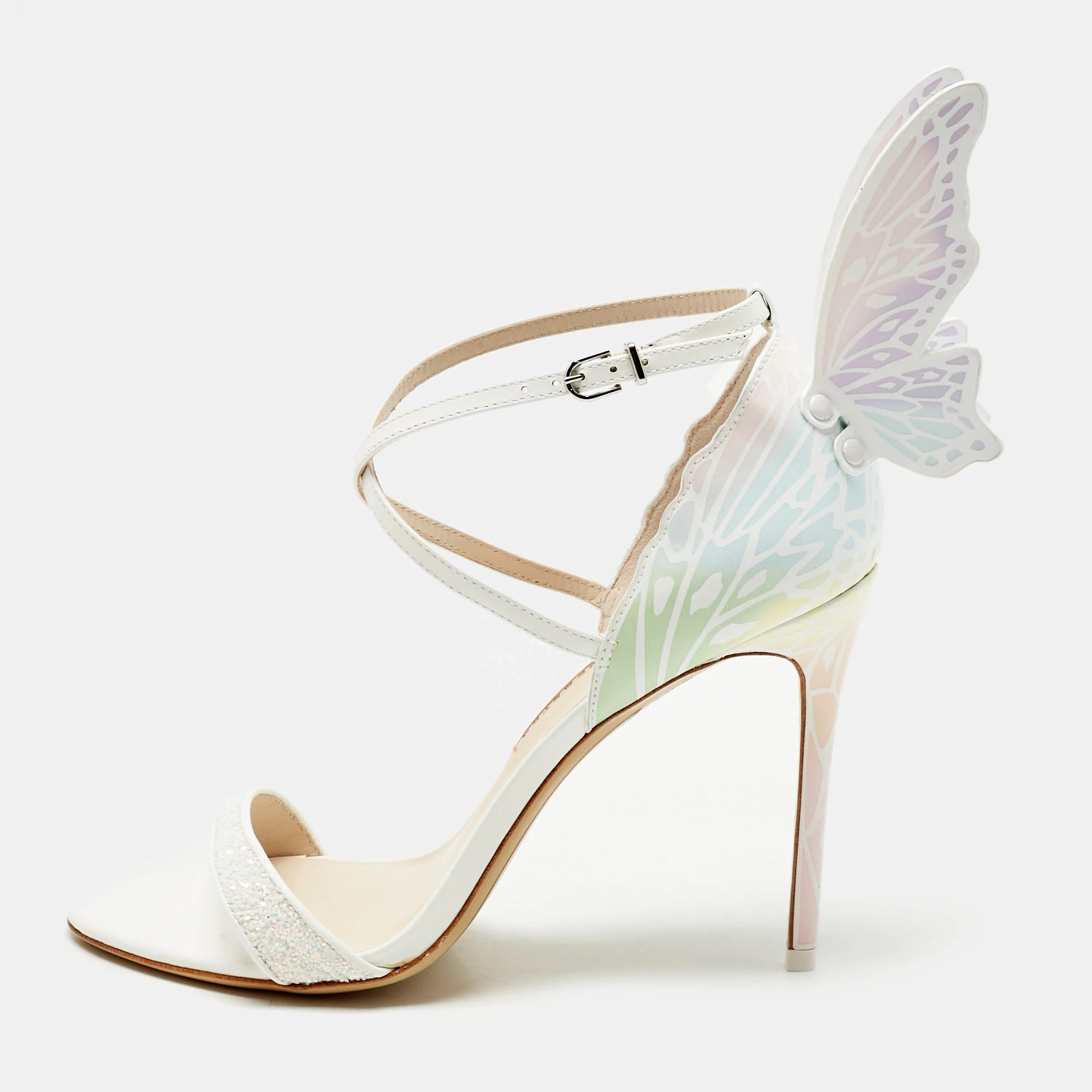 Sophia Webster Multicolor Patent Leather Chiara Butterfly Sandals | Shop Simon