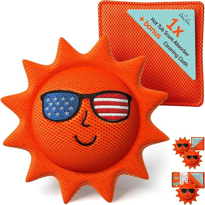 Hot Tub Scum Absorber for Spa Hot Tub Cleaner - Hot Tub Accessories for Adults, Hot Tub Scum Spon... | Amazon (US)