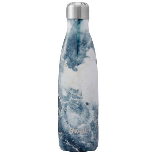 Swell Water Bottle 17 oz - White/Blue | Six:02