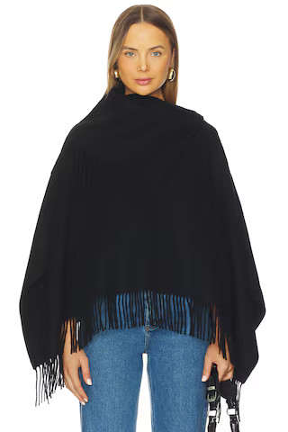By Malene Birger Turtma Poncho in Black from Revolve.com | Revolve Clothing (Global)