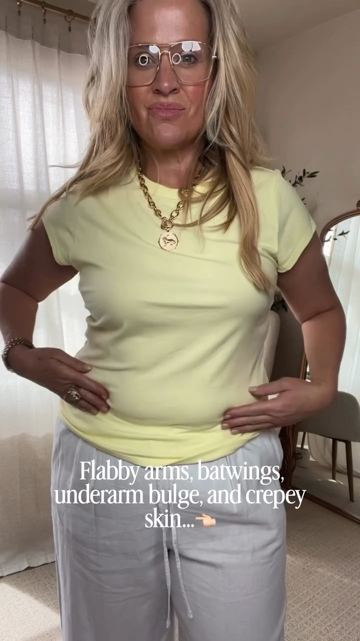 💖LIKE and comment "RELIEF" below and I’ll DM you the outfit links + details! 💌 

For years, I thought my arms were the problem.

Every summer, I’d reach for tops that were supposed to “hide” my flabby arms… and somehow they made me feel even more self-conscious.

Then I learned something that changed how I shop.

The problem wasn’t my arms.

It was the sleeve.

Most women are dealing with the same 4 frustrations:
✨ Flabby arms
✨ Batwings
✨ Underarm bulge
✨ Crepey skin

That’s why I started paying attention to Outfit Physics instead of size.

The right sleeve skims instead of squeezes, balances proportions, and gives coverage without adding bulk.

Make sure you are following alongside @over40andmidlife for midlife, midsize style. 👑 

👑"Helping you look good, feel good!" - Lindsey Denver

#midlifecrisis, #over45, #over40style, #over50fashion, #FashionAfter40, styleover50, styleover40, styleoverfashion, midsize fashion, size 8, size 10, size 12, outfit inspo, over 40, over 50, Gen X, body confidence
