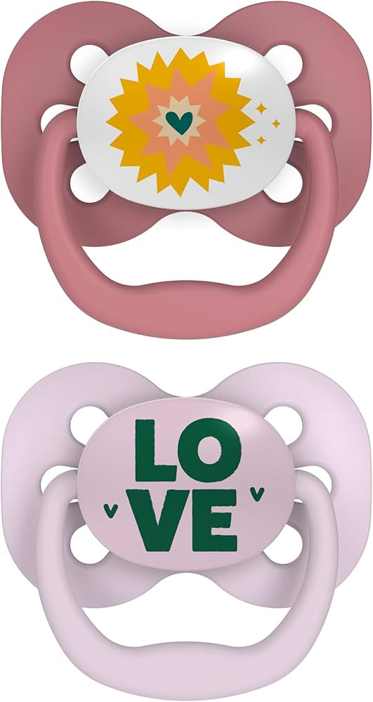Dr. Brown's Advantage Baby Pacifier, Fully Symmetrical Soother with Soft Silicone Bulb, Lavender ... | Amazon (US)