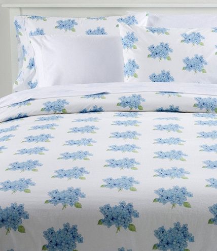 Sara Fitz™ Hydrangea Percale Comforter Cover Collection | L.L. Bean