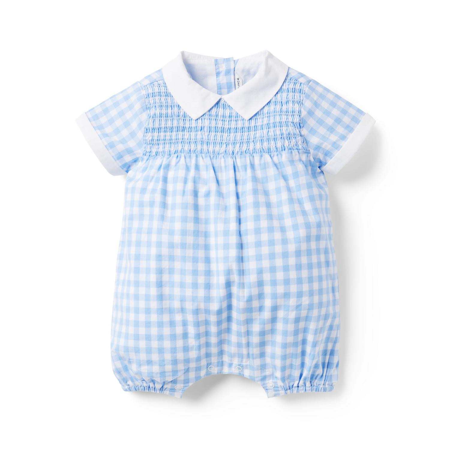 Baby Gingham Smocked Romper | Janie and Jack