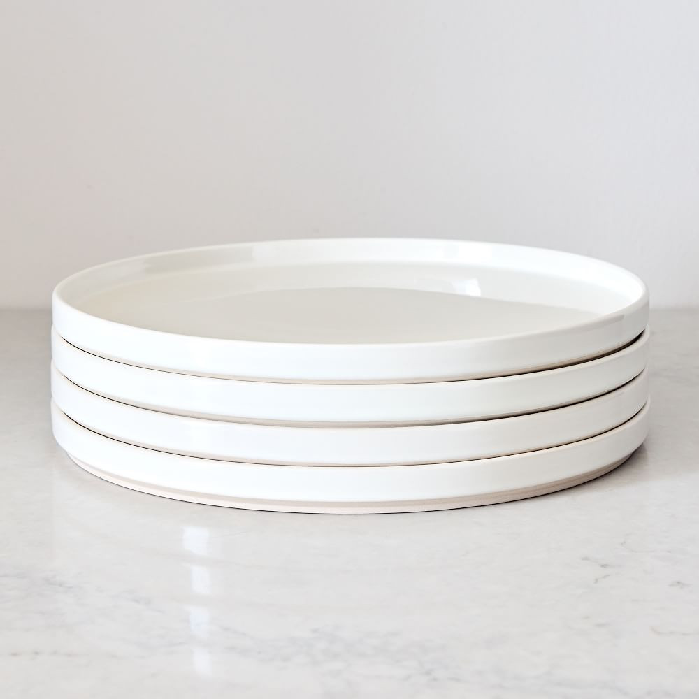Straight-Sided Stoneware Dinner Plate Sets | West Elm (US)
