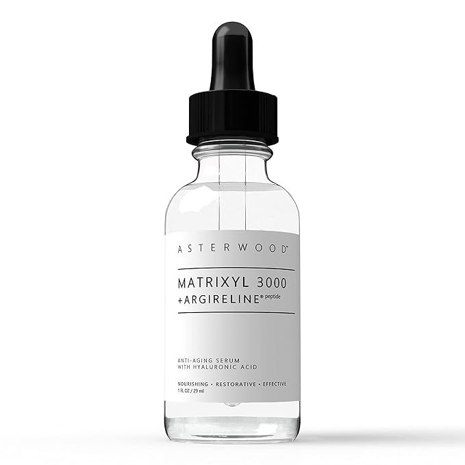 Asterwood Matrixyl 3000 + Argireline + Hyaluronic Acid Organic Serum for Face; Anti-Aging Face Se... | Amazon (US)