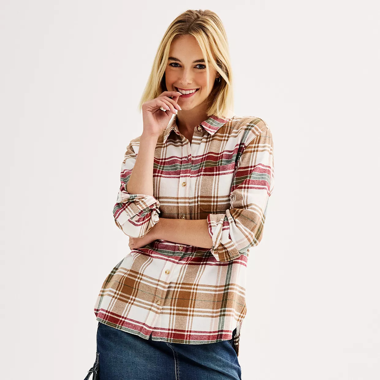 Juniors' SO® Core Flannel Shirt | Kohl's