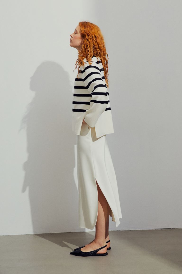 Column Skirt - White - Ladies | H&M US | H&M (US + CA)