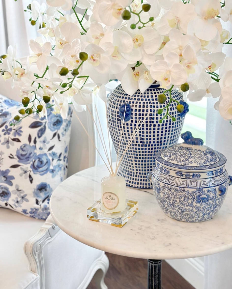 Crystal diffuser dish also doubles as a candle dish 💗 marble bistro table under $200, blue and white ginger jars summer decor

#LTKsalealert #LTKunder50 #LTKhome