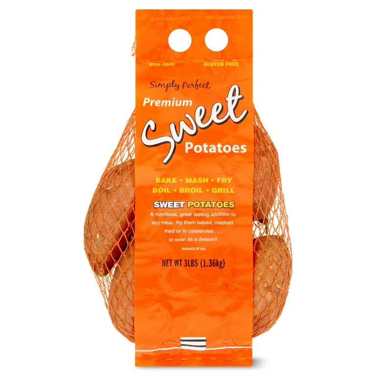 Sweet Potatoes Whole Fresh, 3 lb Bag | Walmart (US)