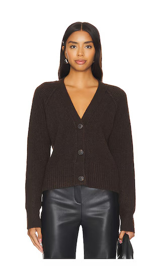 Beckie Cardigan in Chestnut | Revolve Clothing (Global)