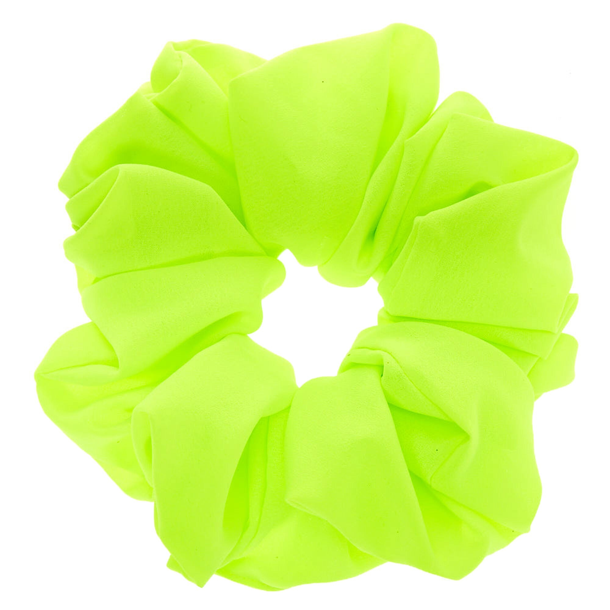 Giant Hair Scrunchie - Neon Green | Claire's (US)