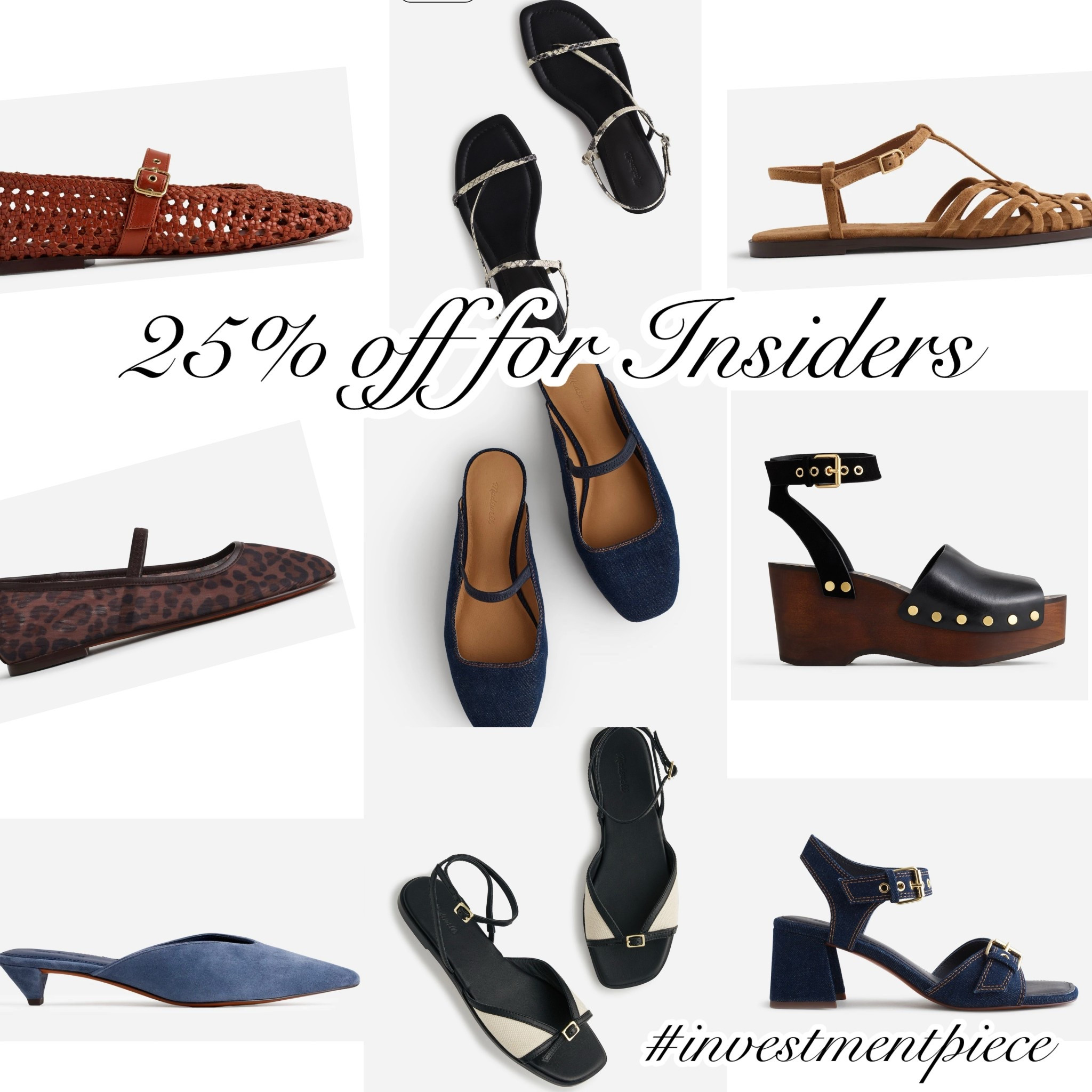 From ballet flats to sandals to mules and more- as an #insider @madewell get 25% off everything including these chic spring shoes for another day! #investmentpiece 

#LTKShoeCrush #LTKStyleTip #LTKSaleAlert
