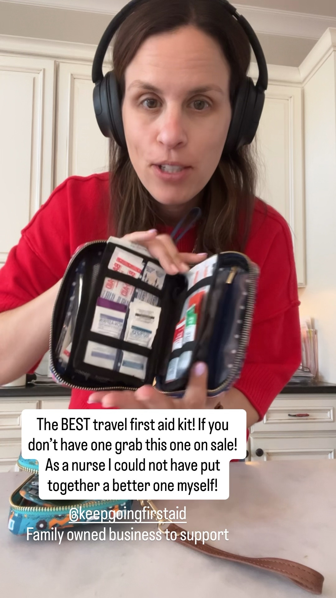 130 items organized and ready to go for any of your first aid needs! Approved for plane travel too! Perfect to throw into any bag or the car for on the go! 

#LTKmomlife #LTKKids #LTKTravel