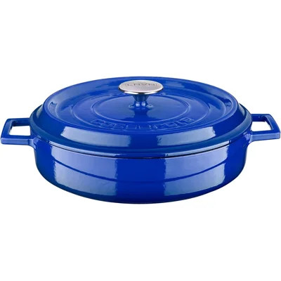 Lava Enameled Cast Iron Dutch Oven Oval with Trendy Lid | Wayfair North America