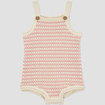 Carter's Just One You®️ Baby Girls' Striped Romper - Pink | Target