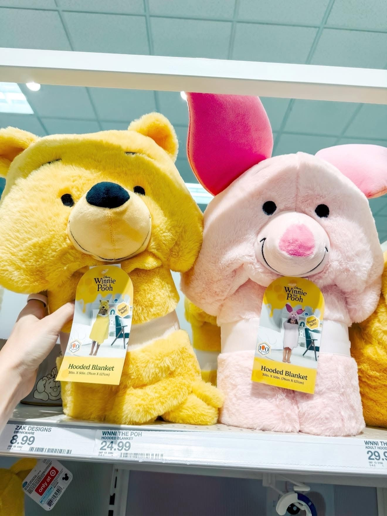 Target has Winnie the Pooh and Piglet hooded blankets!!! Soooo cute!! 

#target #targetfinds #winniethepooh #piglet #winniethepoohandfriends #HoodedBlanket #disney