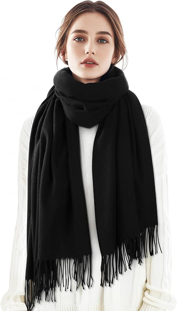 Premillow Scarfs for Women, Winter Scarf, Classic Pashmina Shawls and Wraps, Cashmere Feel Scarfs... | Amazon (US)
