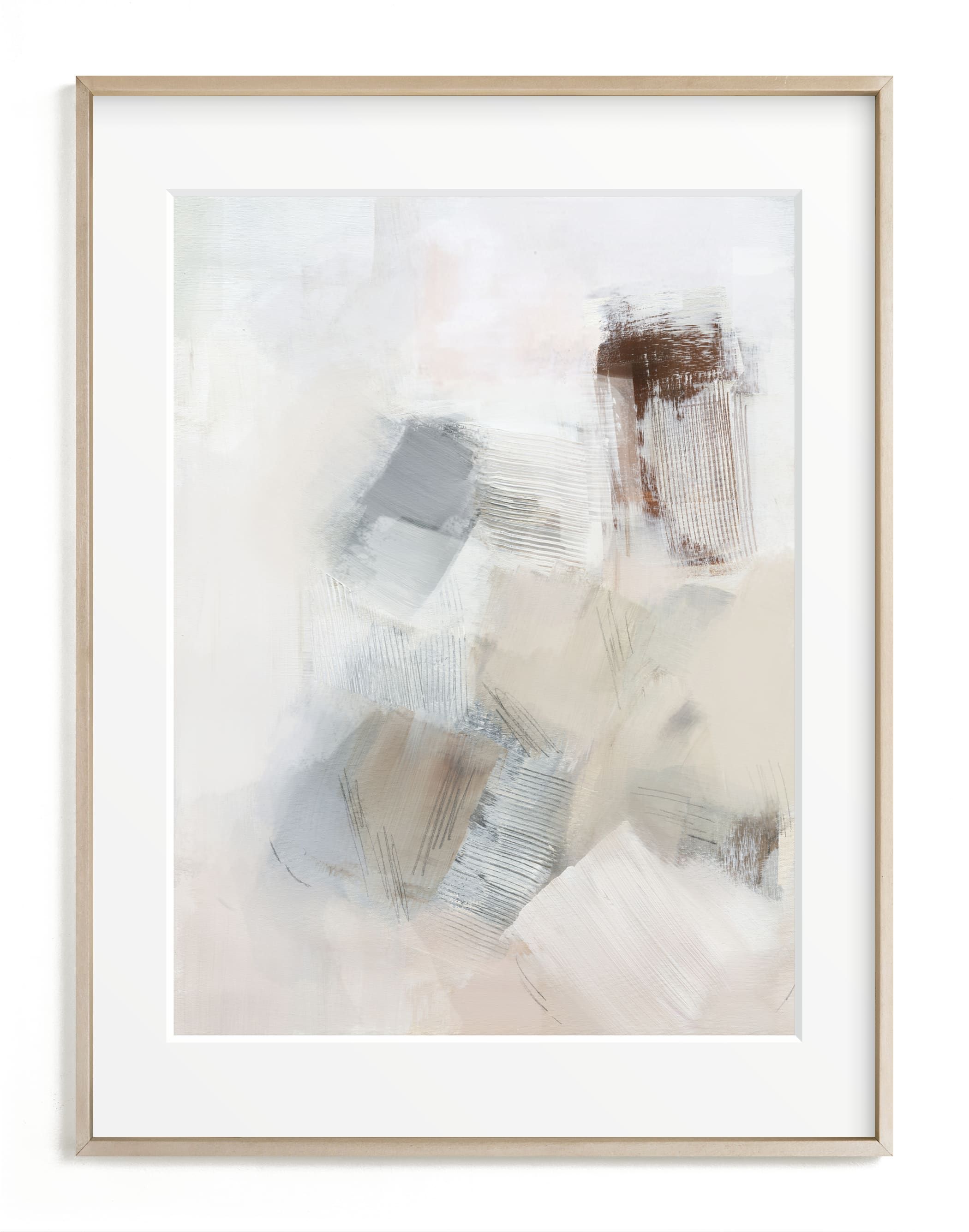 "sand of whispers" - Painting Limited Edition Art Print by AlisonJerry. | Minted