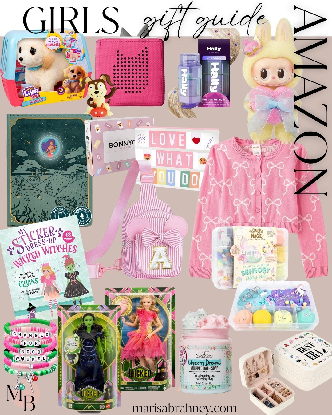 Gift guide for girls: Amazon gift ideas for girls! Lots of great sales and Prime shipping to get your shopping done quickly. #amazonfinds #amazonholiday #giftguideforgirls #girlsgiftguide #amazongiftguide #amazoninfluencer 