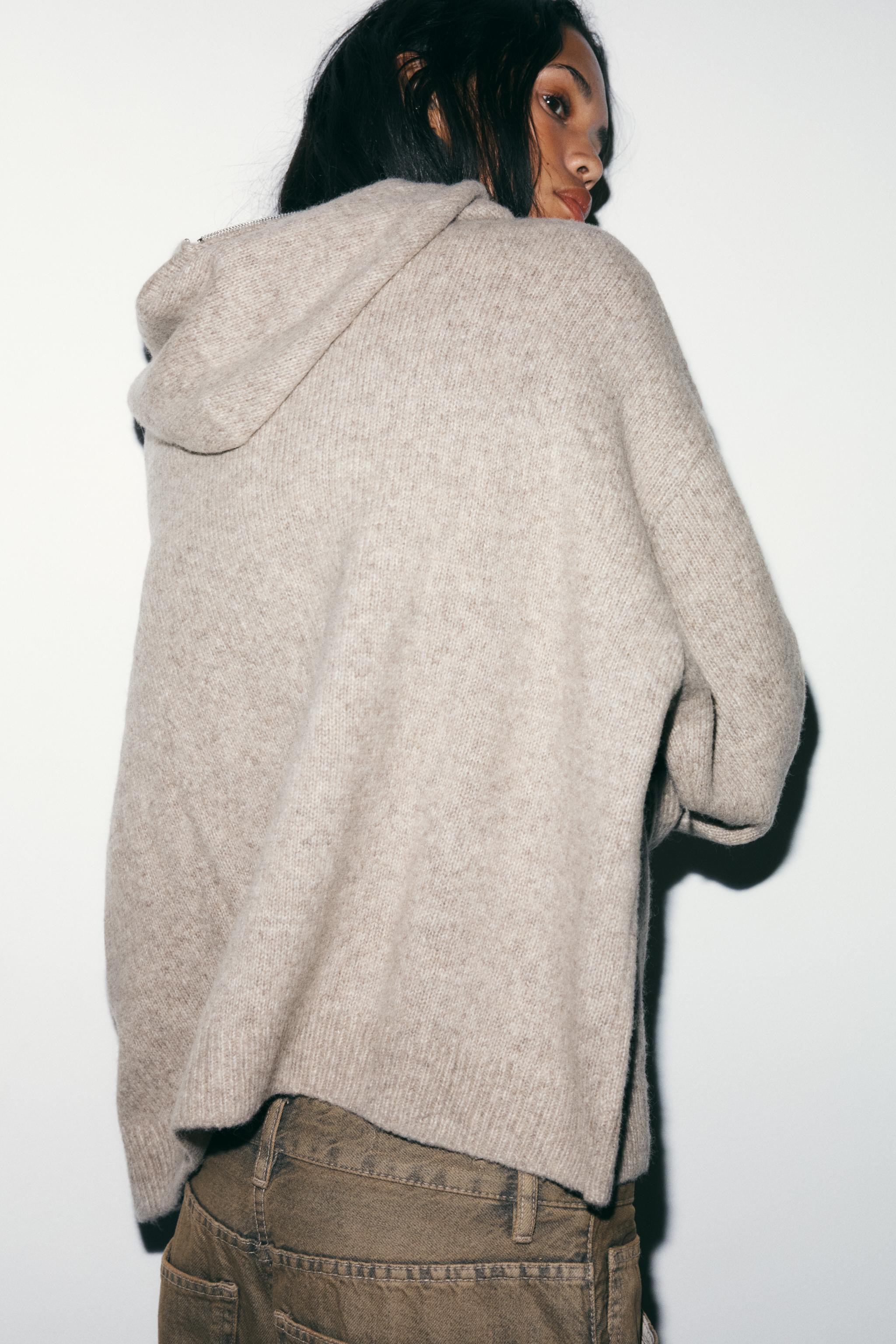 WOOL HOODIE | Zara UK