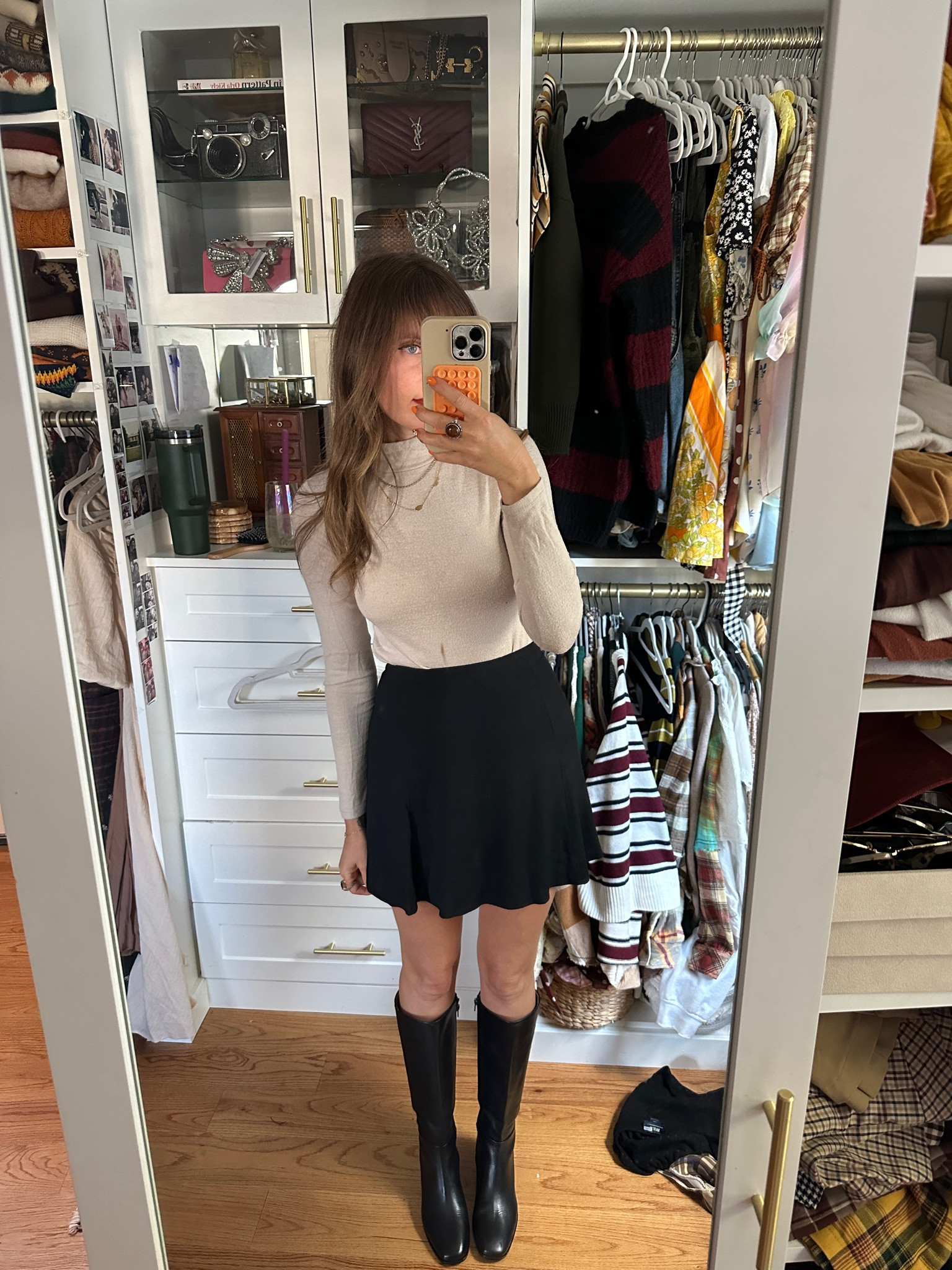 This is the perfect black skirt staple for under $100 

#LTKstyletip #LTKSeasonal #LTKfindsunder100