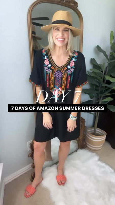 Day 7 of Amazon summer dresses 
Wearing small and both fit tts 

#LTKunder50 #LTKtravel #LTKstyletip