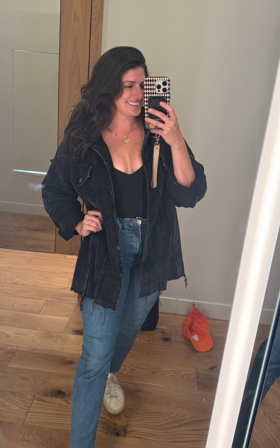 Ready for fall style 🍂 This corduroy jacket is my new favorite layering piece — soft, oversized, and so easy to dress up or down. I paired it with my go-to Amazon bodysuit and the best-fitting Good American jeans (the one-size pair). Love how comfortable and flattering this outfit is for everyday. 


#falloutfit #fallfashion #corduroyjacket #amazonbodysuit #goodamericanjeans #fallstyle #ltkfashion #ltkfall #ltkdenim #ltkoutfit #cozyfalllooks

#LTKSeasonal #LTKSaleAlert