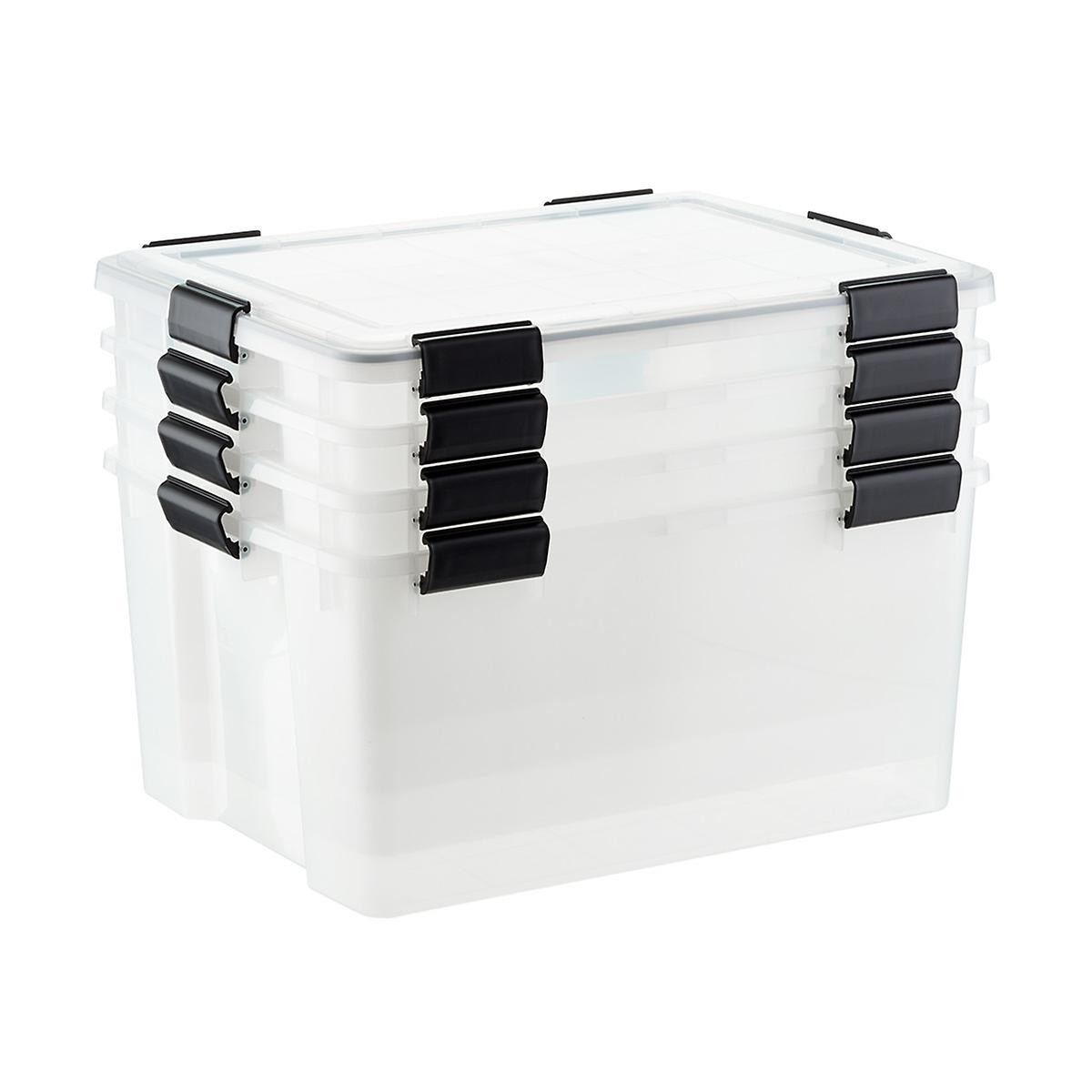 Clear Weathertight Totes | The Container Store