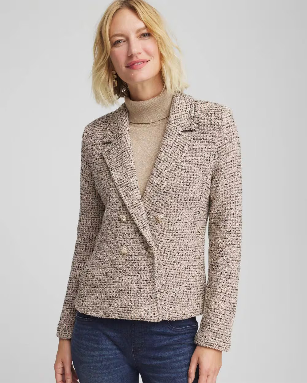Double Breasted Tweed Blazer | Chico's