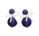 Sullivan - Fabric & Pearl Earrings - Sarah Weisbrod Collection | Lisi Lerch Inc