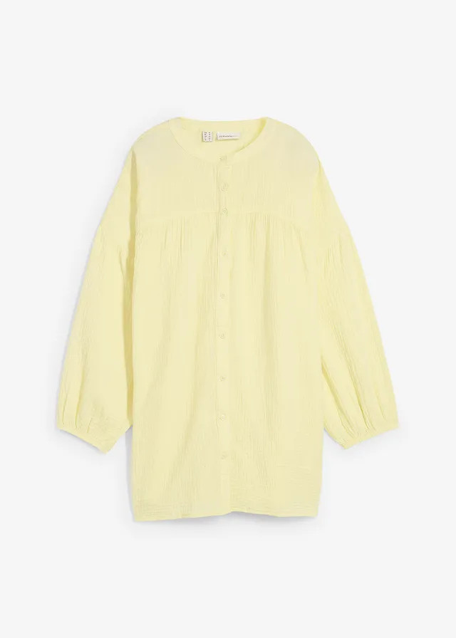 Katoenen blouse van mousseline citroensorbet | Bonprix NL (Influencer)