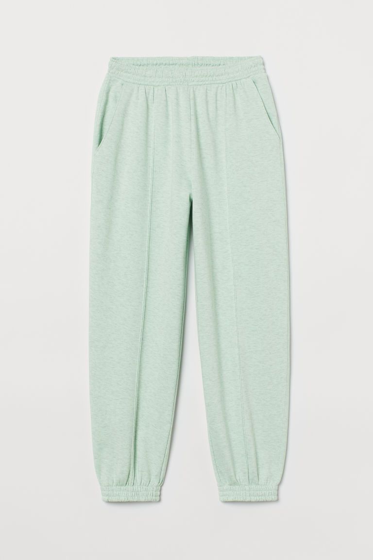 H & M - High Waist Joggers - Green | H&M (US + CA)