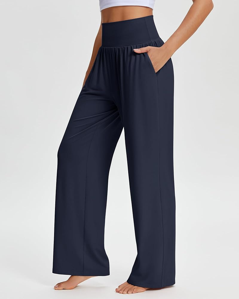 Stelle Wide Leg Yoga Pants for Women High Waisted Super Comfy Buttery Soft Lounge Pants with Pock... | Amazon (US)