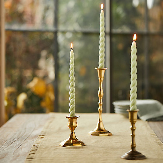 Twisty Taper Candles, Set of 3 | Terrain