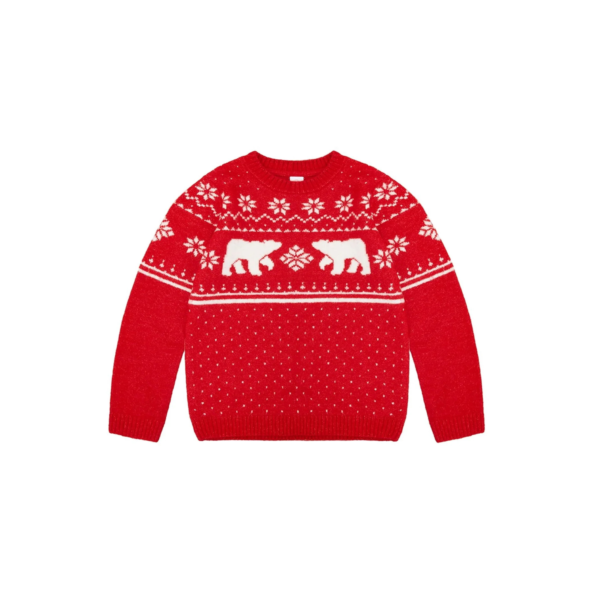 Wonder Nation Toddler Boys Holiday Fair Isle Sweater, Sizes 12M-5T | Walmart (US)