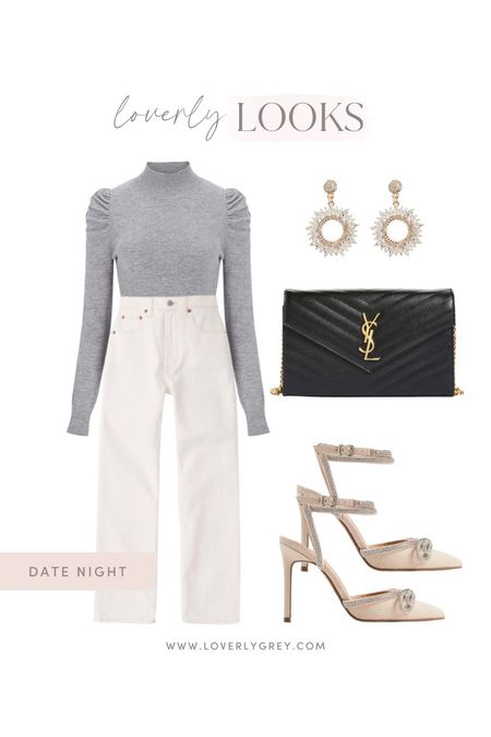 Loverly Grey date night look. This Grey top is perfect to layer with  

#LTKunder100 #LTKSeasonal #LTKstyletip