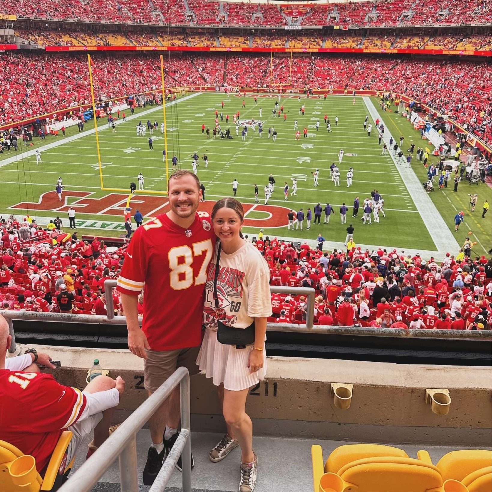 Chiefs opening day! So grateful I wore my lulu skirt because we got SOAKED from that torrential downpour 😂☔️🏈

#LTKFindsUnder50 #LTKSeasonal #LTKFindsUnder100