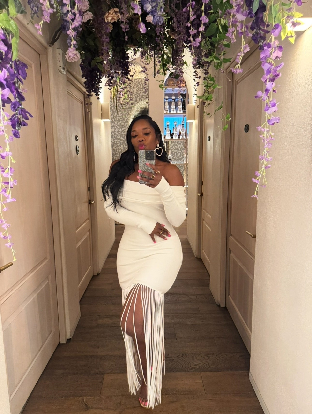 Fringe Dress perfect for any special occasion. Shop similar look linked. 

#styleinspo #girlsnightout #brunchoutfit #ltkstyle

#LTKootd