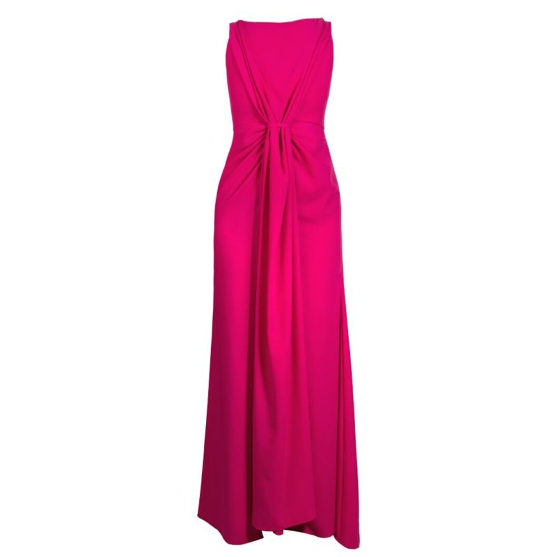 Fuchsia Long Dress Emilia | Wolf and Badger (Global excl. US)