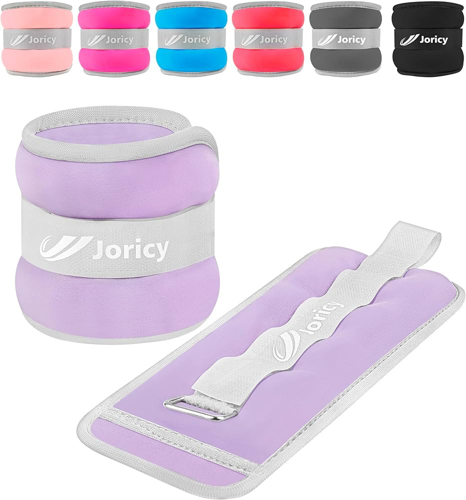 Ankle Weights A Pair of 1/2/3/4/6/8/10/12/20 LBS Wrist Leg Arm Weights for Women Men kids child w... | Amazon (US)