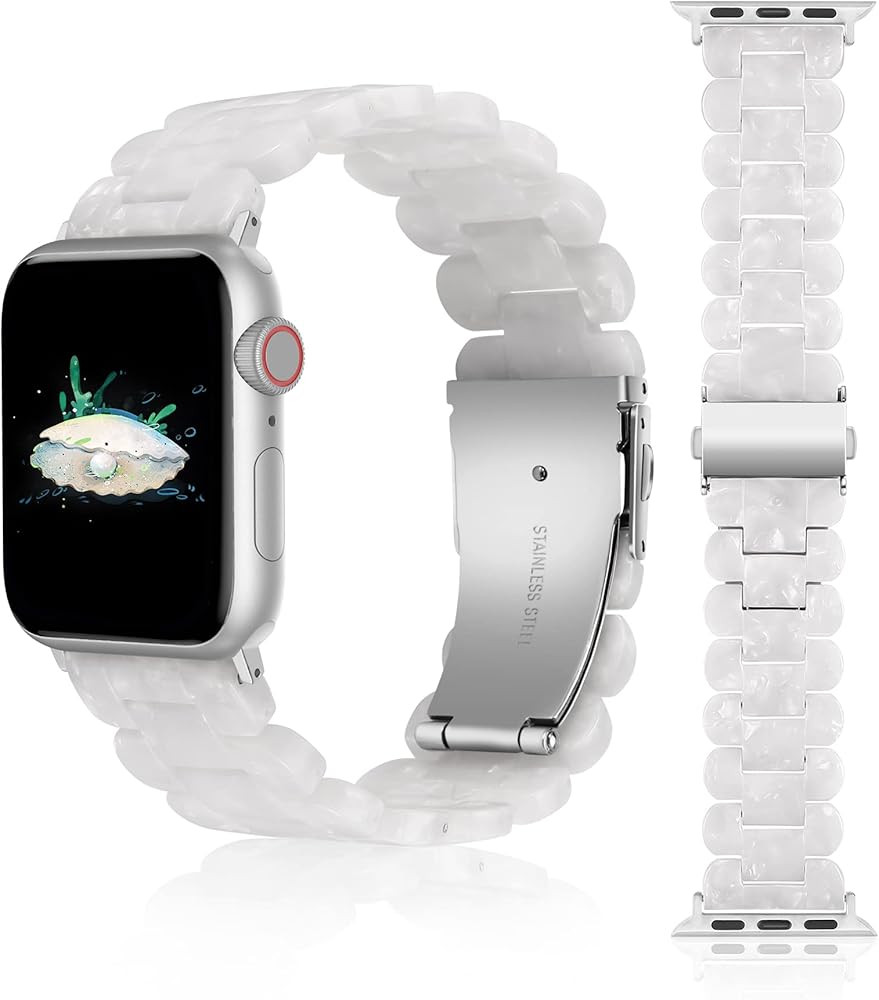 Wearlizer Compatible with Apple Watch Band 38mm 40mm 41mm 42mm 44mm 45mm Fashion Cute Resin Bands Li | Amazon (US)