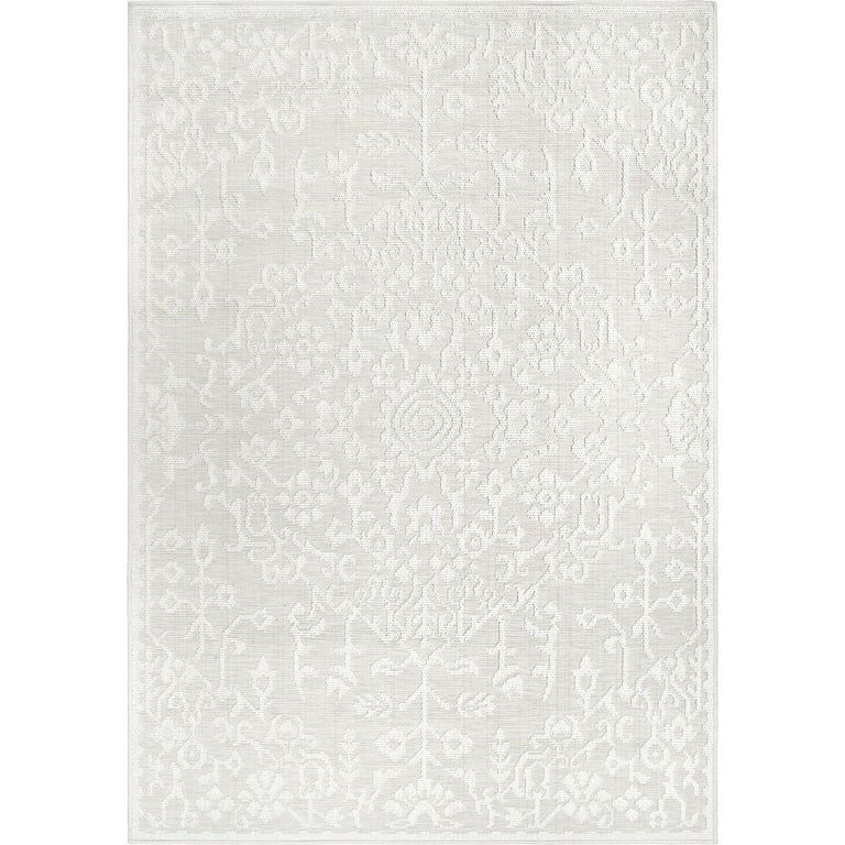 My Texas House Eastern, Reversible, Indoor/Outdoor Woven Area Rug, Off-White, 5'2" x 7'6" | Walmart (US)