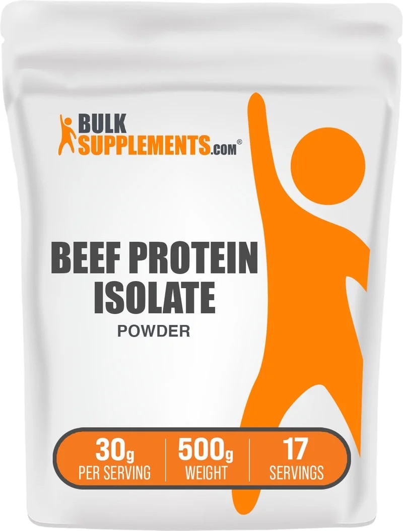 BulkSupplements Beef Protein Isolate Powder - Beef Protein Powder, Dairy Free & Lactose Free - 30... | Walmart (US)
