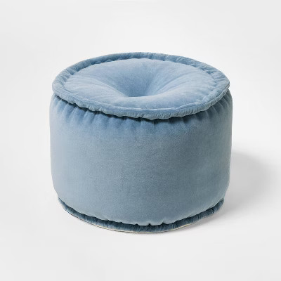 Cotton Velvet Pouf - Threshold™ designed with Studio McGee | Target
