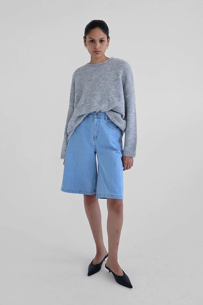 Rosmunda Jumper in Grey | Reliquia Collective & Blanca