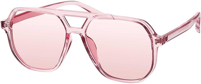 mosanana Oversized Aviator Sunglasses for Women and Men with Polarized Lens Model Karry | Amazon (US)