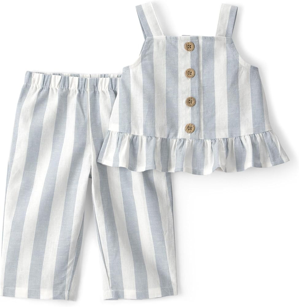 Carter's Baby Girls' 2-piece Pant Set | Amazon (US)