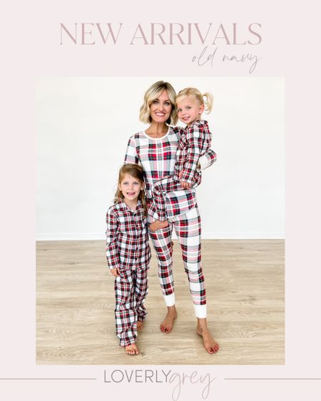 All pajamas at Old Navy are 50% off! The perfect time to grab sets for the family! I am wearing a small in the top, XS in the pants! The girls are in 3T and 6T! 

Loverly Grey, family pjs 

#LTKHoliday #LTKfamily #LTKsalealert